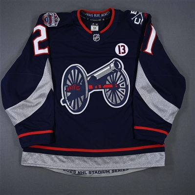 James van Riemsdyk - Navy Photo Shoot-Worn Jersey - 2025 Stadium Series